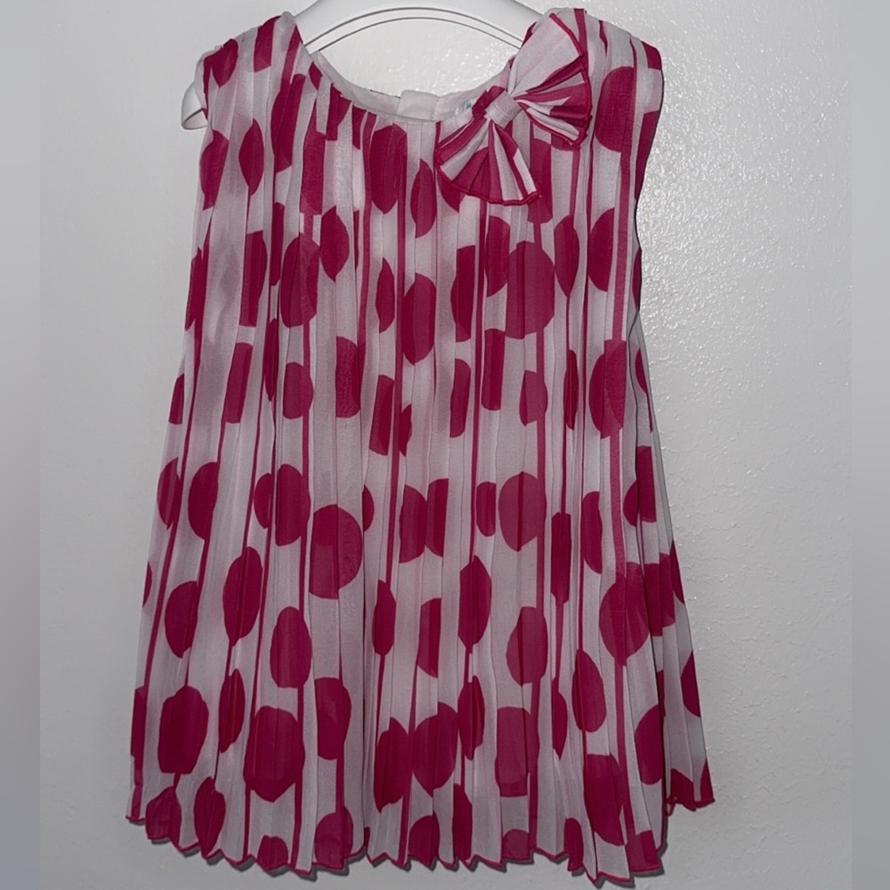 Pink Polka Dot Kids Dress